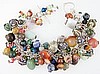 Full Flutter Gem Stone Sterling Silver & Swarovski Crystal Toggle Bracelet