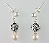 Swarovski Pearl & Sterling Silver Post Earrings